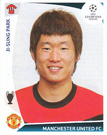 Ji-Sung Park Manchester United samolepka UEFA Champions League 2009/10 #82